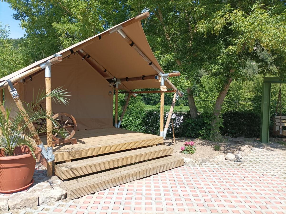 Campingplatz Am Treidlerweg Konigstein an der Elbe Bagian luar foto