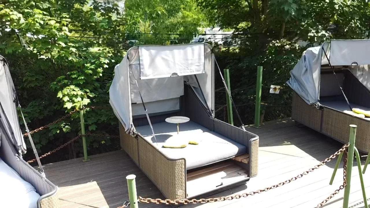 Campingplatz Am Treidlerweg Konigstein an der Elbe Bagian luar foto