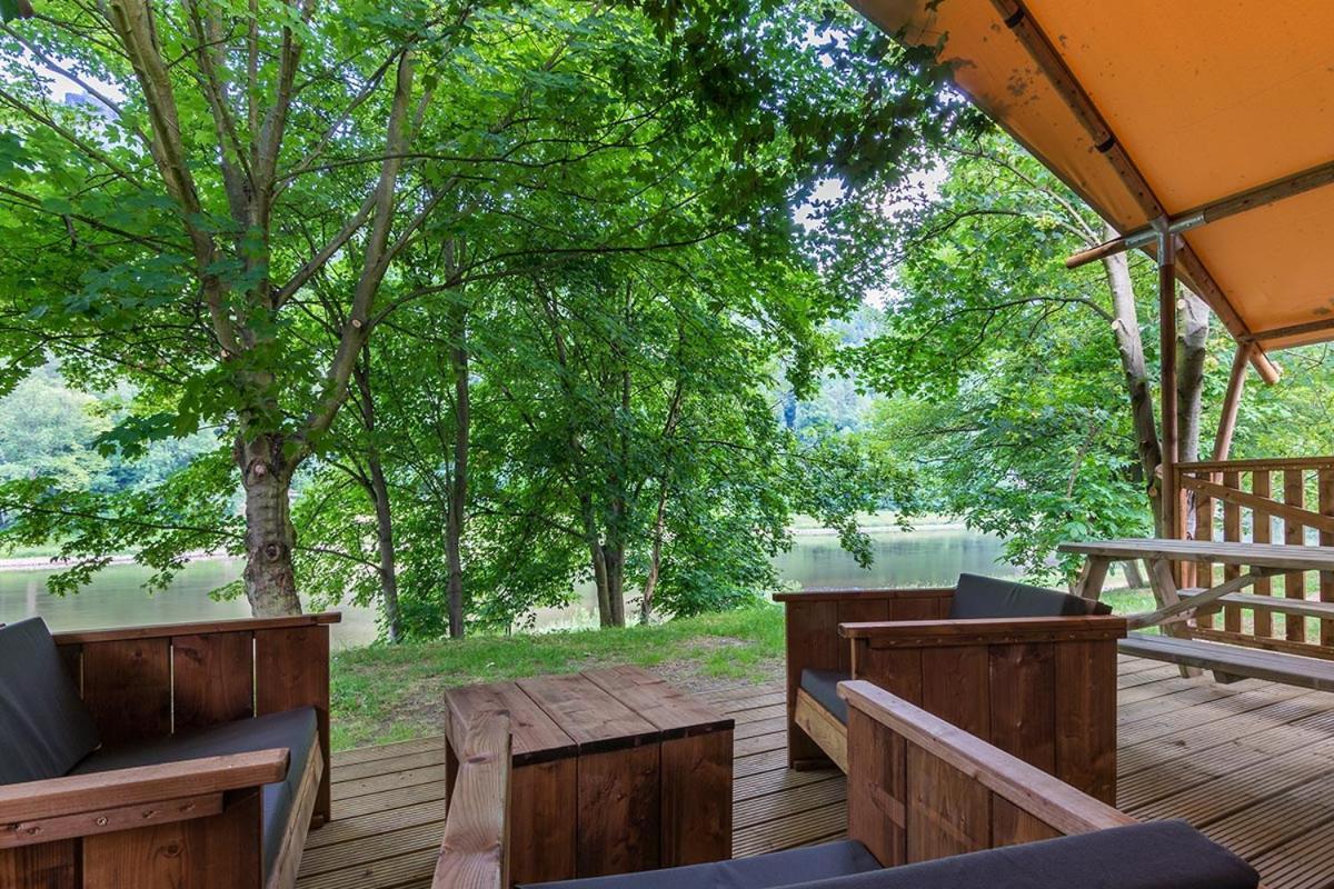 Campingplatz Am Treidlerweg Konigstein an der Elbe Bagian luar foto
